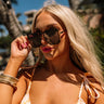 Sun Soaked Paradise Sunnies In Tortoiseshell Image - 1
