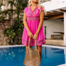 Mornings In Mexico Embroidered Mini Dress Image - 1