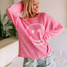 If It Makes You Happy Knit Sweater in Pink Image - 1