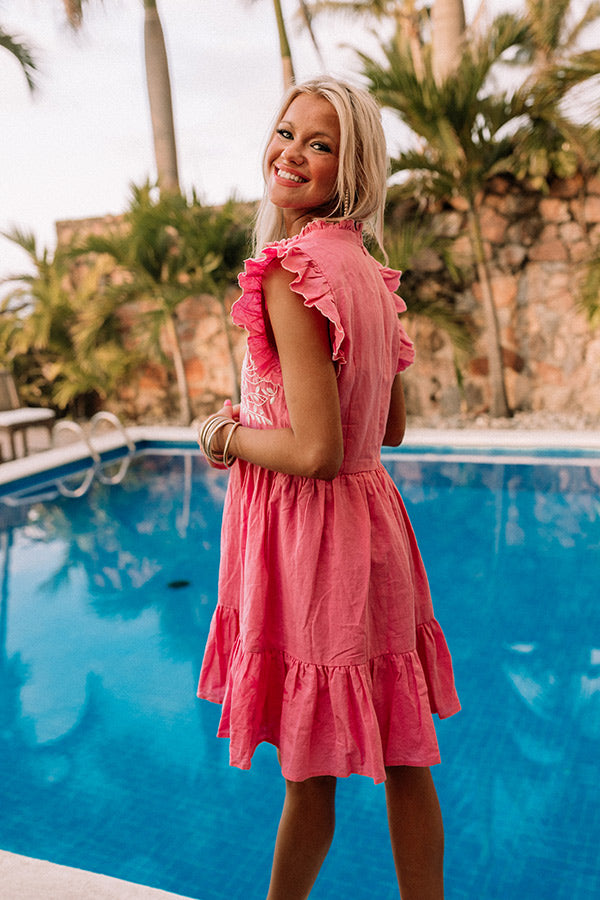 Love By The Coast Embroidered Dress Image - 4