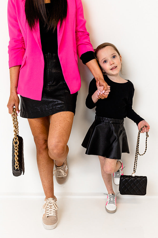 The Lily Children's Vintage Sneaker in Neon Pink • Impressions Online