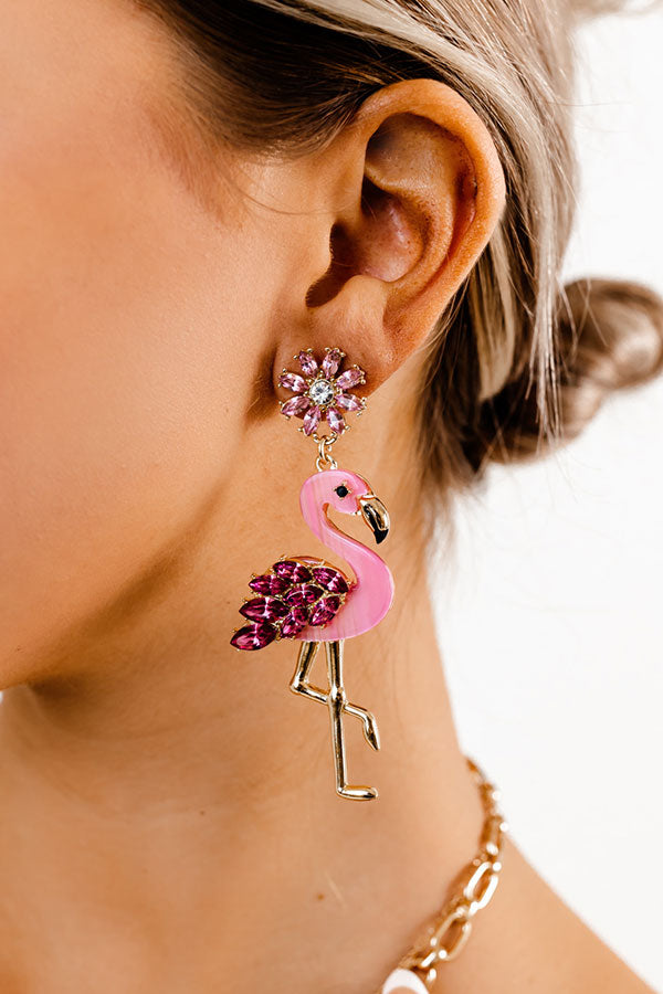 Flamingo Friendly Earrings