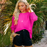 Appreciate You Shift Top in Hot Pink Image - 1