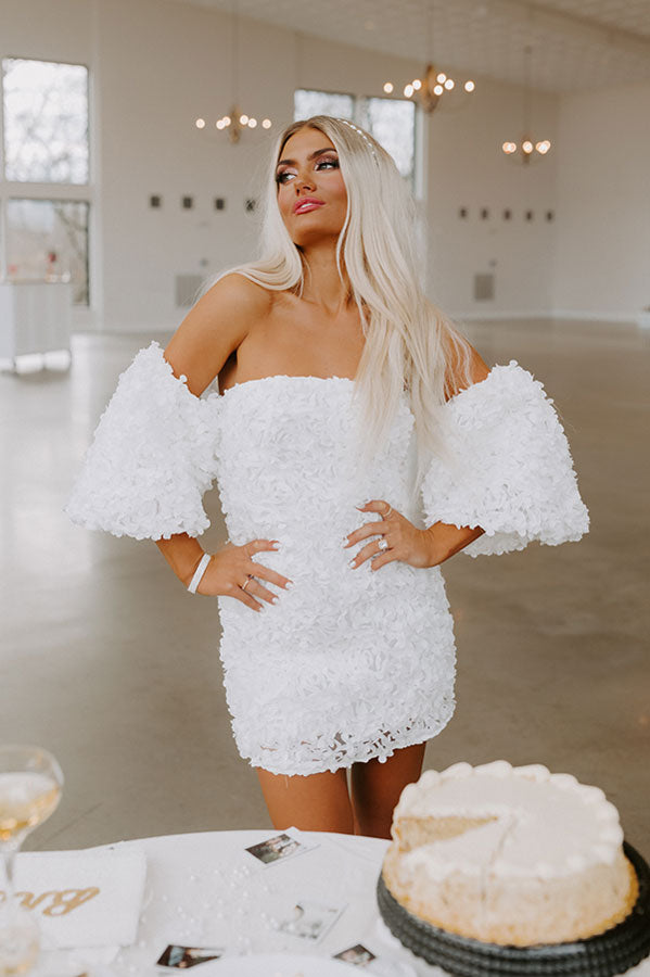 Expect First Class Mini Dress in White Image - 1
