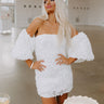 Expect First Class Mini Dress in White Image - 1