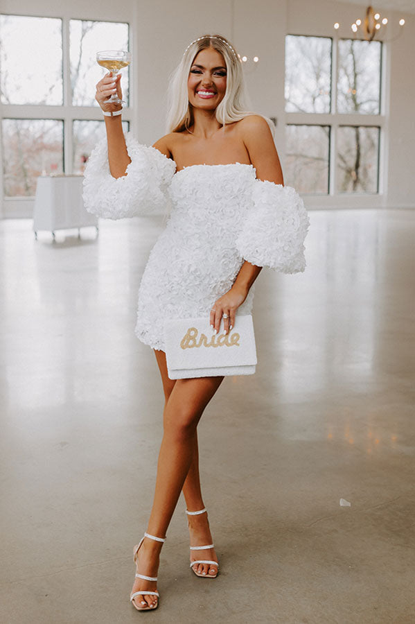 Expect First Class Mini Dress in White Image - 2