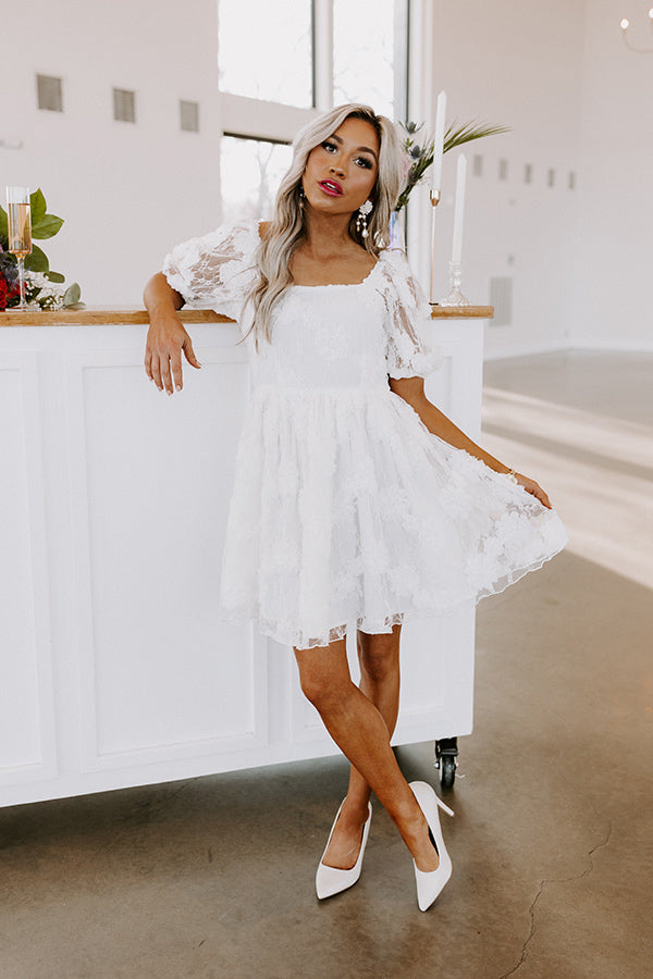 Eternal Bond Lace Mini Dress Image - 2