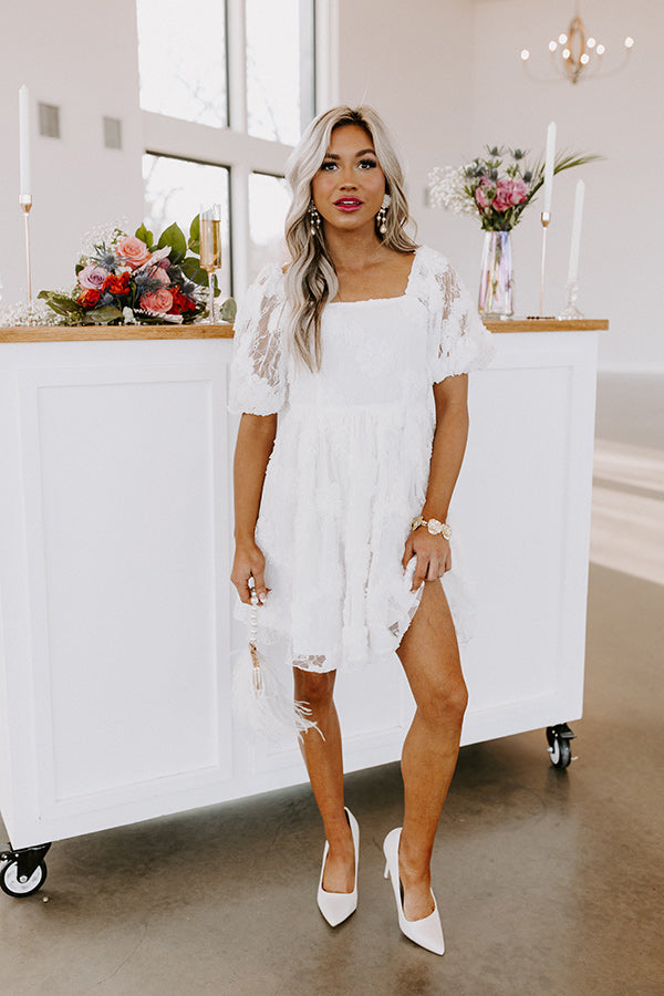 Eternal Bond Lace Mini Dress Image - 1