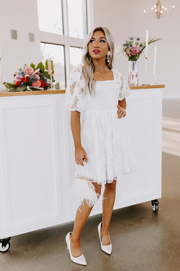 Eternal Bond Lace Mini Dress Image - 4