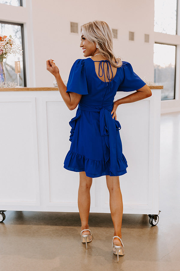 Seriously Sweet Babydoll Dress In Royal Blue • Impressions Online Boutique