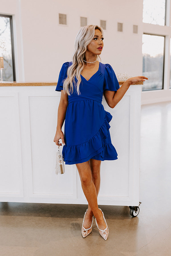 Seriously Sweet Babydoll Dress In Royal Blue • Impressions Online Boutique