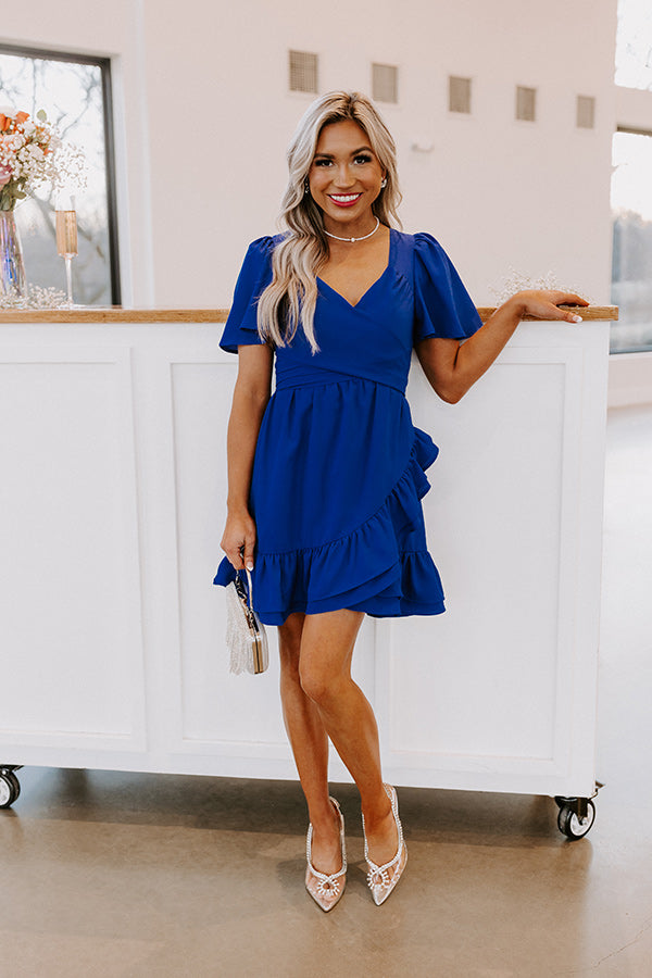 Seriously Sweet Babydoll Dress In Royal Blue • Impressions Online Boutique