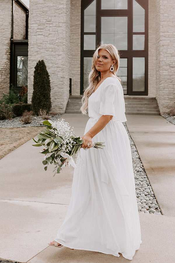 Promised To You Pleated Maxi Curves Image - 1