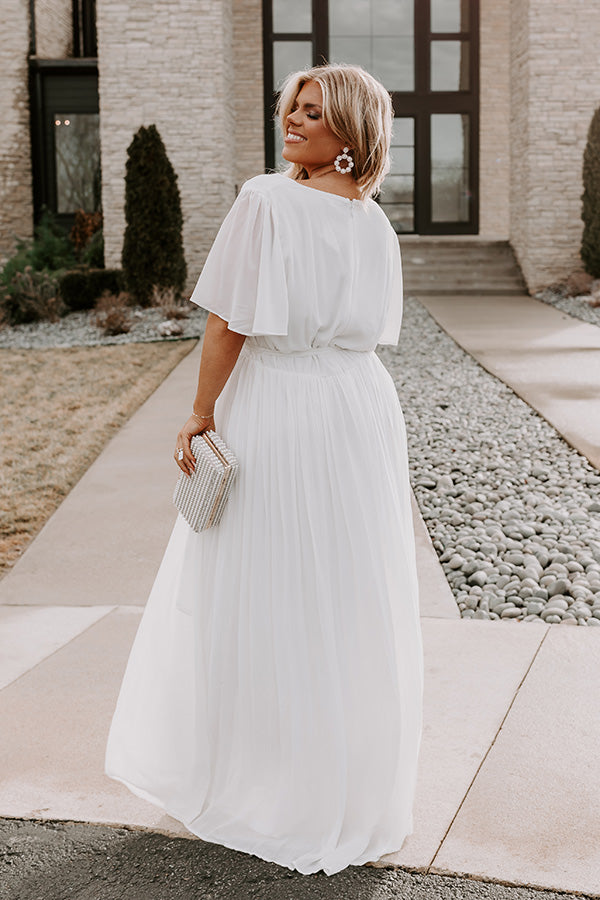 Promised To You Pleated Maxi Curves Image - 5