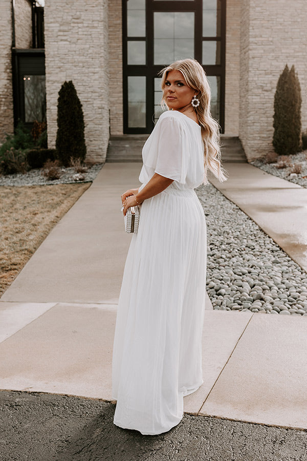 Promised To You Pleated Maxi Curves Image - 4