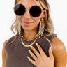 Posh Days Sunnies In Brown/Gold Image - 1
