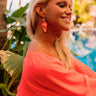 Parkside Pretty Earrings In Coral Image - 1