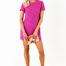 Never Speechless Tweed Mini Dress In Fuchsia Image - 1