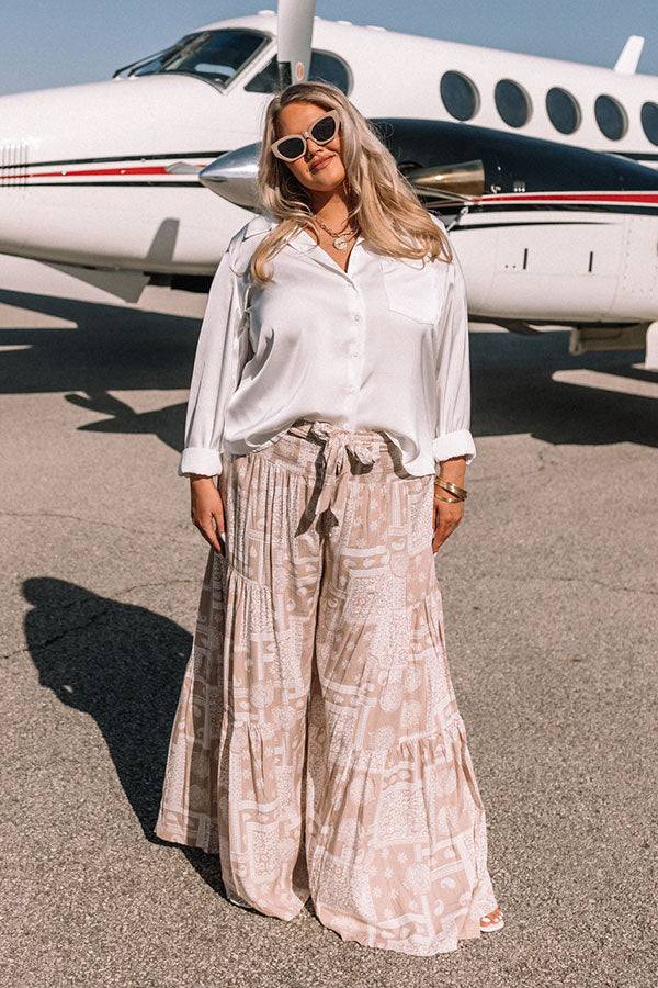 Patio Days High Waist Pants Curves Image - 5