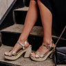 The Leilani Heel In Gold Image - 1