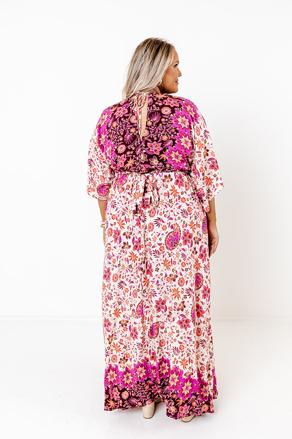 Fly Me To Fiji Floral Maxi Curves Image - 3