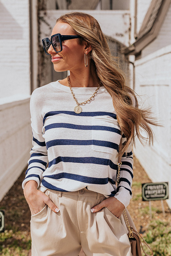Long Time Coming Stripe Top