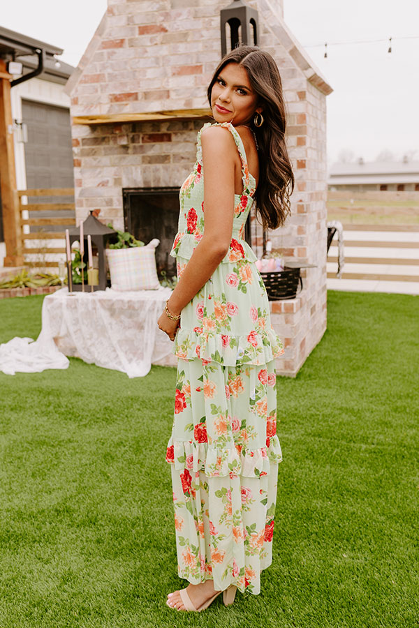 Greek Isles Floral Maxi Image - 3