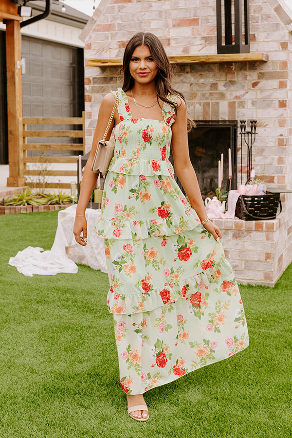 Greek Isles Floral Maxi Image - 2