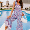 Island Bay Breeze Smocked Jumpsuit Image - 1