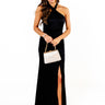 Late Night Gala Satin Maxi Image - 1
