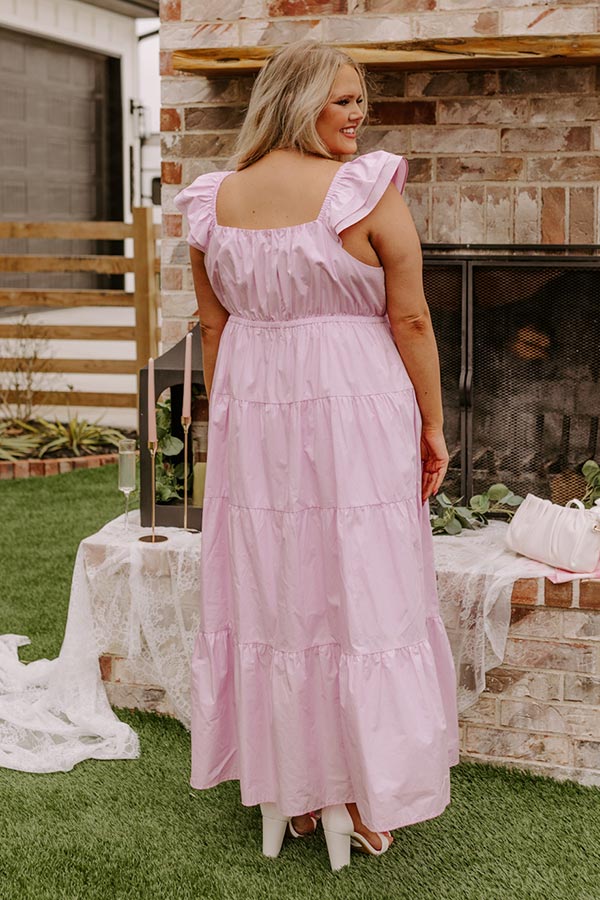 Sydney Sunrise Midi In Light Violet Curves Image - 4