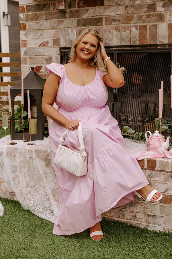 Sydney Sunrise Midi In Light Violet Curves Image - 5