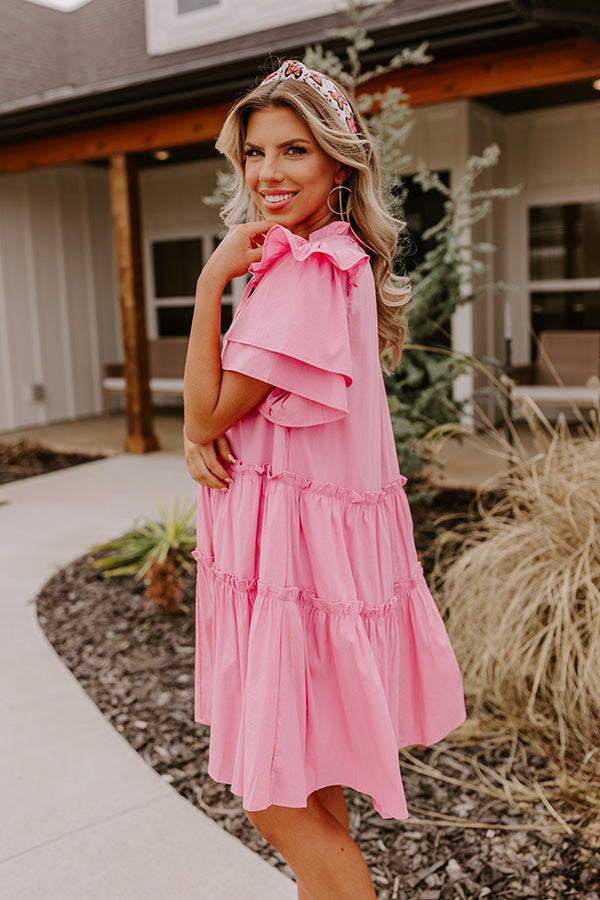 Simply Heartwarming Shift Dress In Pink – Impressions Online Boutique