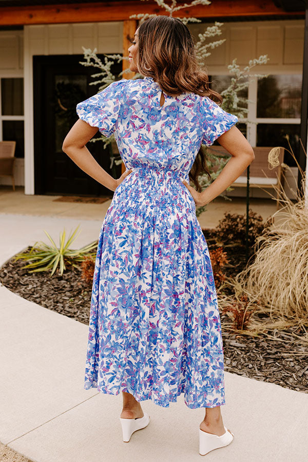 Barcelona Nights Midi In Blue Image - 5