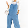 Into Bliss Chambray Jumpsuit Curves Image - 1