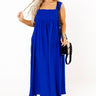 Sun-Kissed Sands Midi In Royal Blue Curves Image - 1