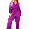 Genuine Gratitude Pleated High Waist Pants In Orchid Curves Image - 1
