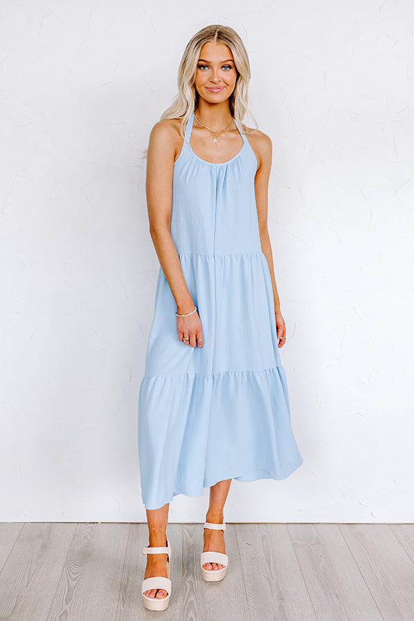 Pulling It Together Midi In Sky Blue