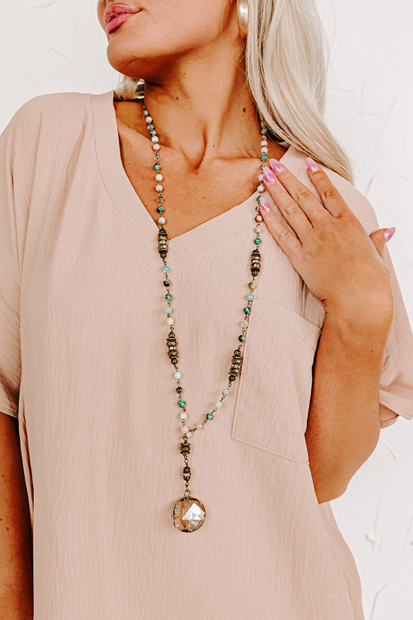 Happy Hideaway Semi Precious Necklace Image - 1