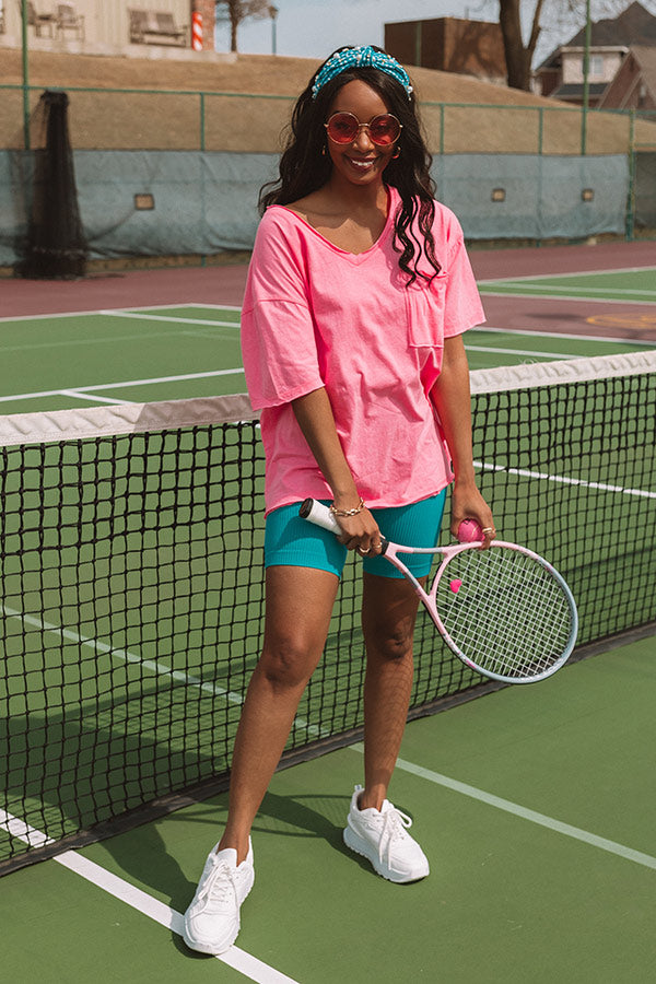 The It Crowd Shift Tee In Neon Pink Image - 2