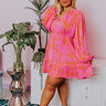 Luxury Excursions Dress in Hot Pink Curves Image - 1