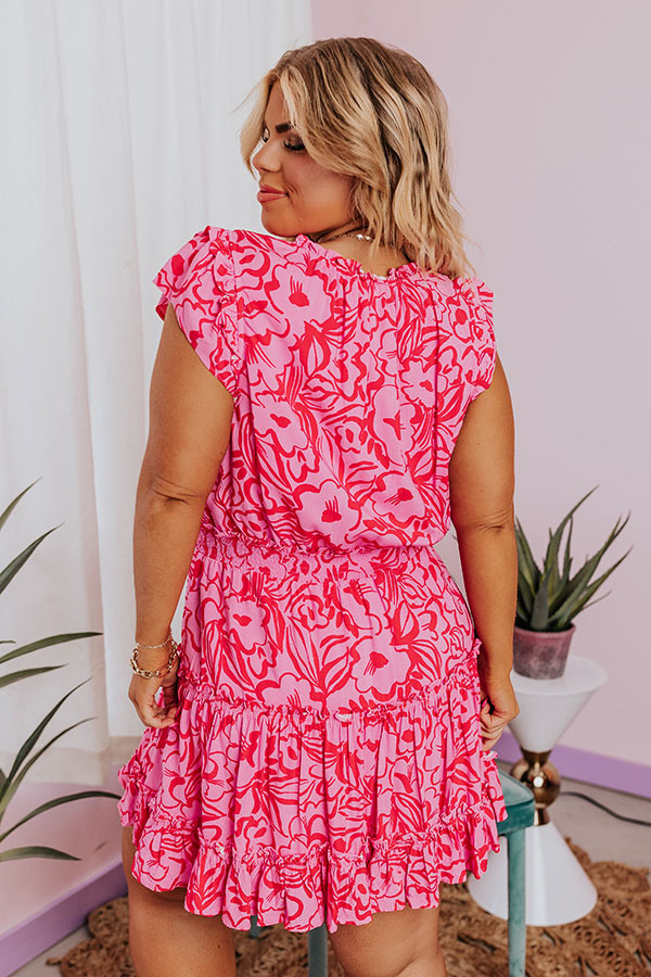 Parisian Promenade Dress in Pink Curves Image - 5