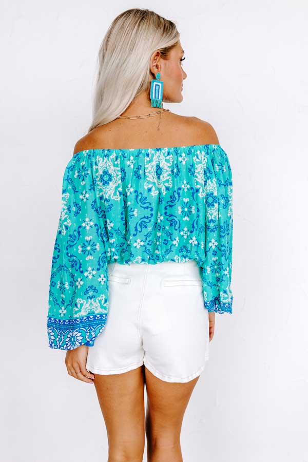 A Dreamy Escape Off Shoulder Top Image - 5