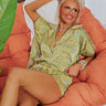 Always Down To Chill Pajama Top in Yellow Image - 1