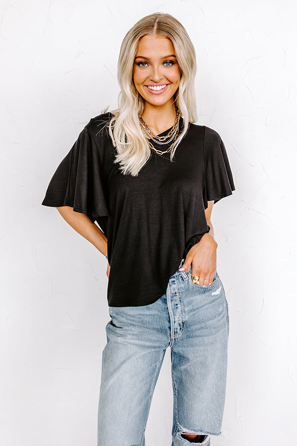 Full Ride Shift Tee In Black Image - 2