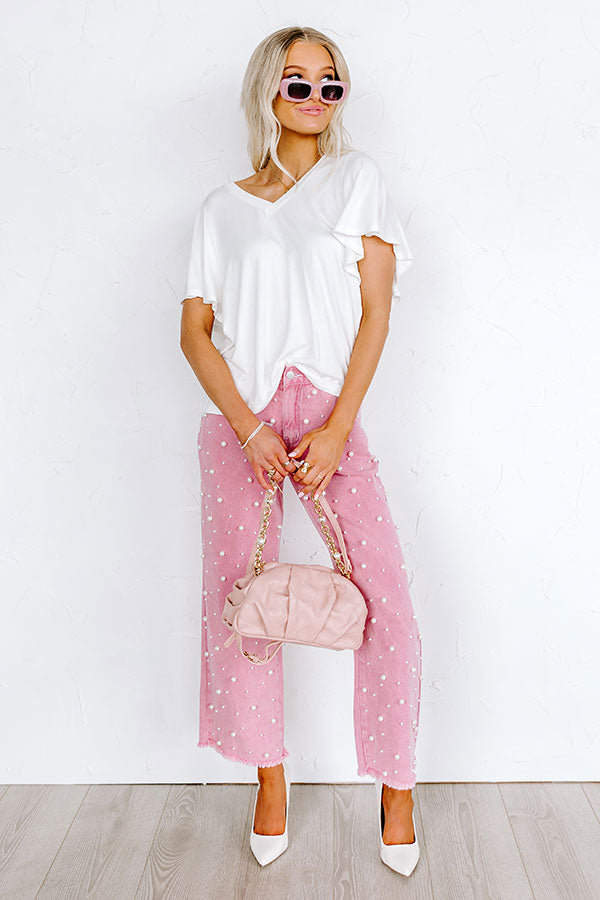 Full Ride Shift Tee In Ivory Image - 2