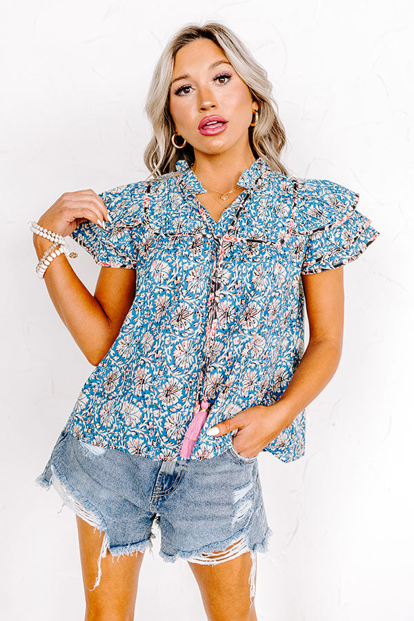 Blissful Break Shift Top Image - 2