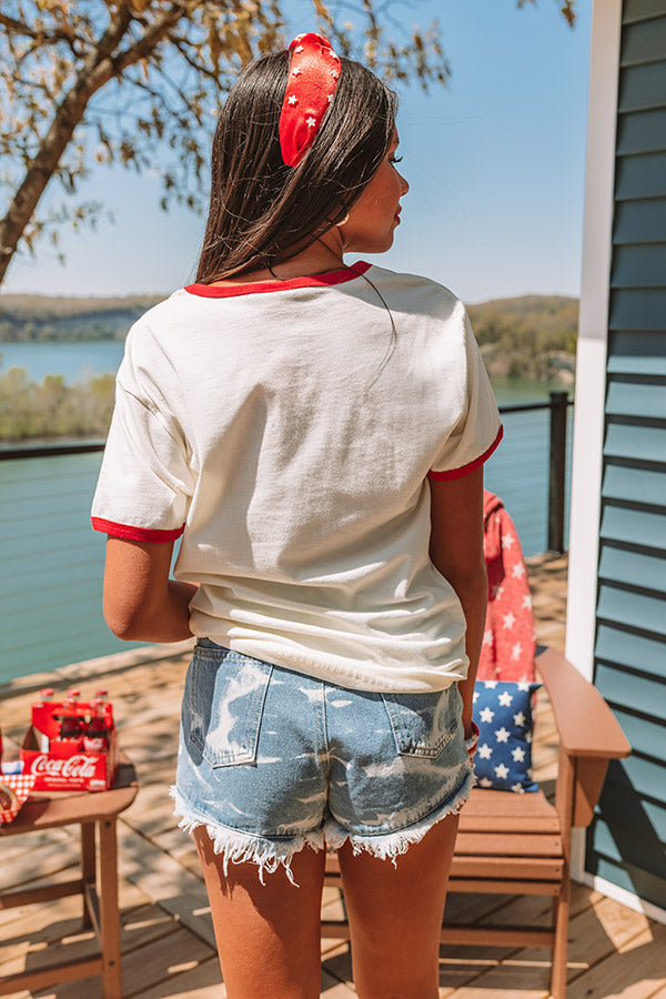 USA Ringer Graphic Tee Image - 5