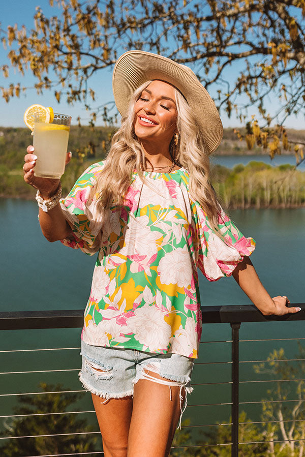 Mellow Moment Floral Top