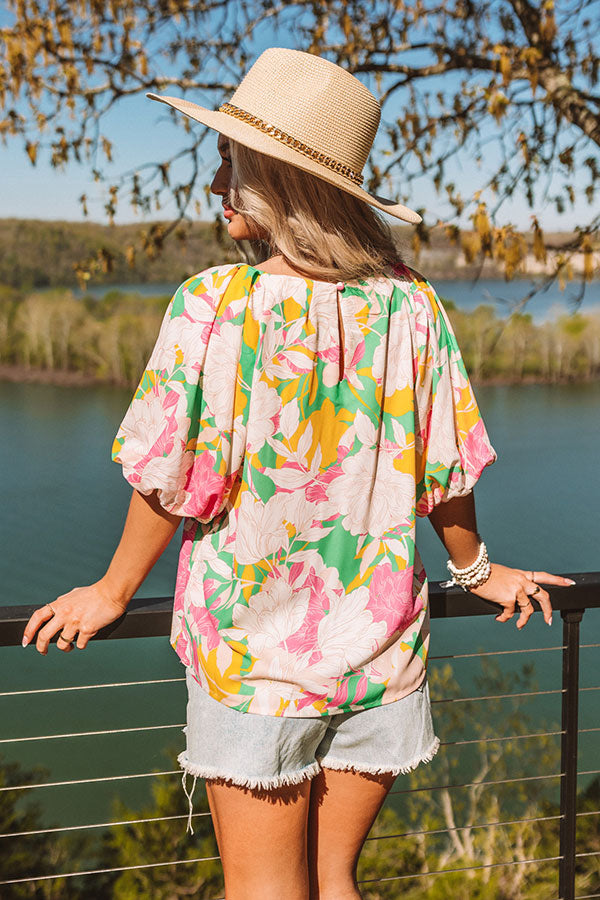 Mellow Moment Floral Top Image - 5